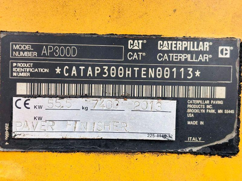 CATERPILLAR AP300D ASPHALT TARMAC PAVER *YEAR 2014*VIDEO*