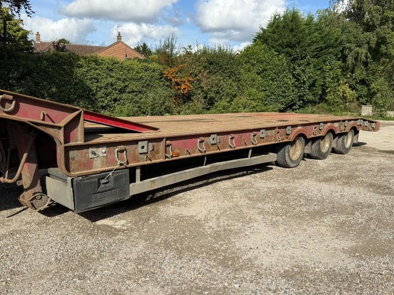 MAC LOW LOADER TRAILER*C/W NECK RAMPS*YEAR 2008*VIDEO*
