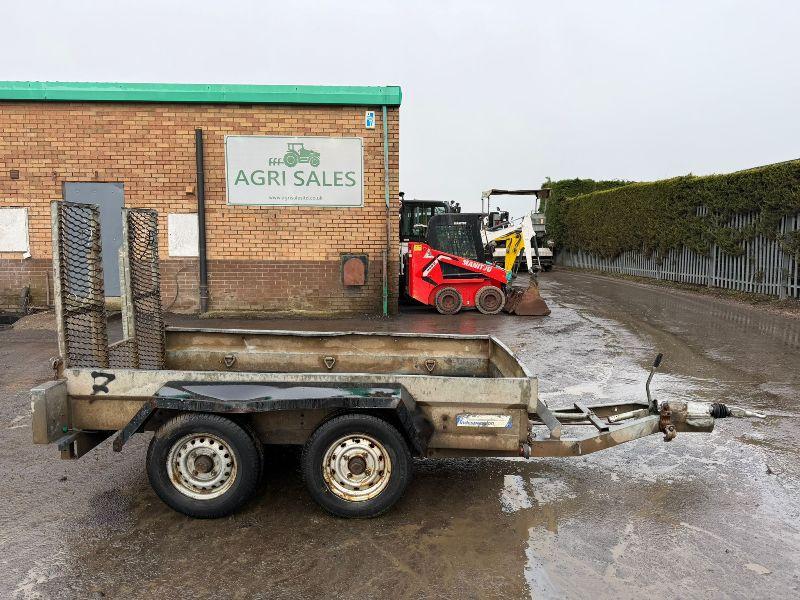 DOUBLE AXLE TRAILER*C/W DROP DOWN RAMP*VIDEO*