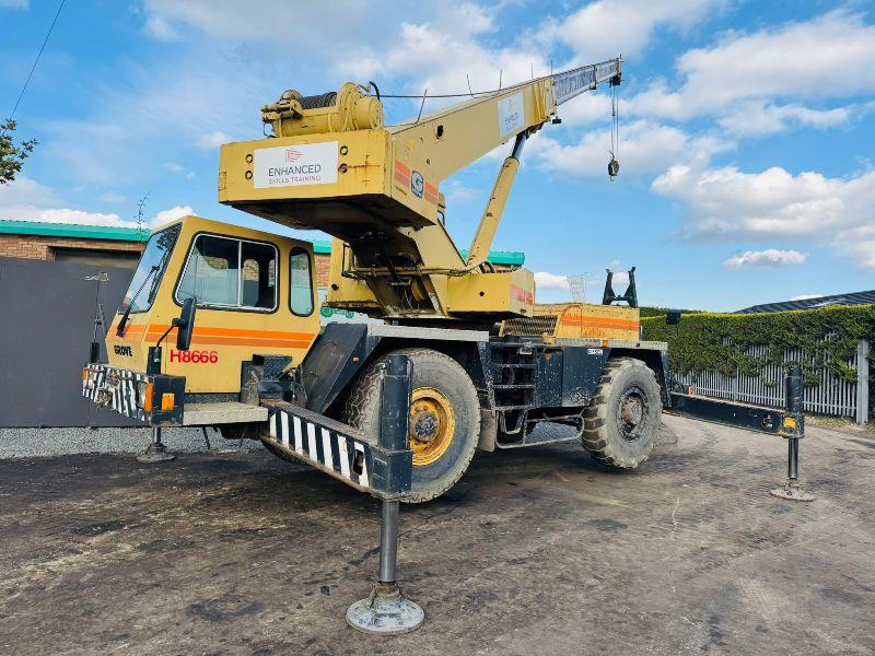 GROVE AT633B MOBILE CRANE*C/W 4X SUPPORT LEGS*VIDEO*