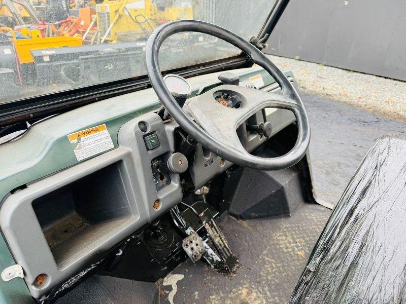 KAWASAKI 3010 MULE 4WD DIESEL UTILITY VEHICLE*REAR TIP*VIDEO*