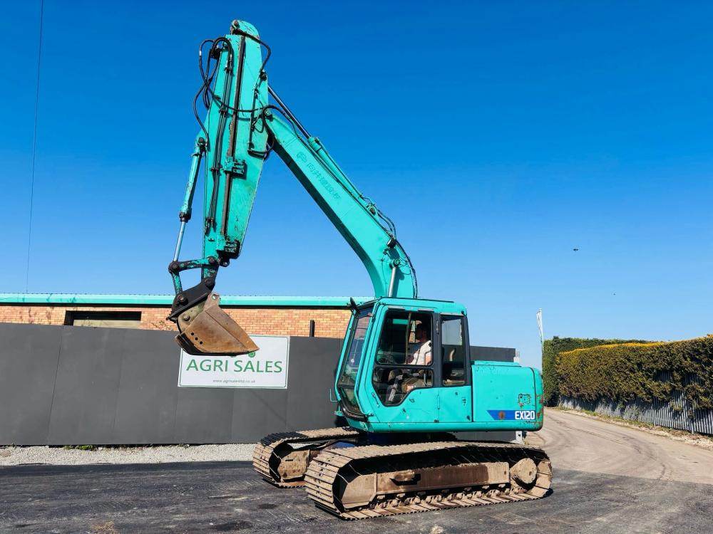 HITACHI EX120-3 EXCAVATOR *C/W EXTENDING ARM & BUCKET(DITCHING)* VIDEO*