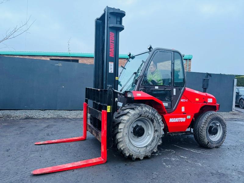 MANITOU M50-4 ROUGH TERRAIN FORKLIFT*C/W PALLET TINES*VIDEO*
