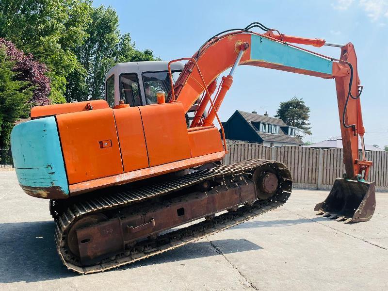 SUMIMOTO SH120 TRACKED EXCAVATOR C/W BUCKET *VIDEO*