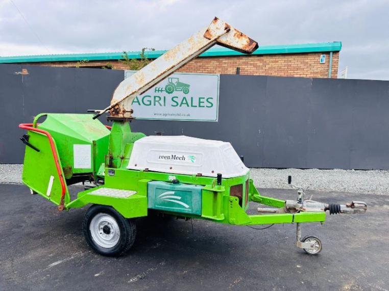 GREEN MECH CM170 TOWABLE WOOD CHIPPER*C/W ISUZU ENGINE*VIDEO*