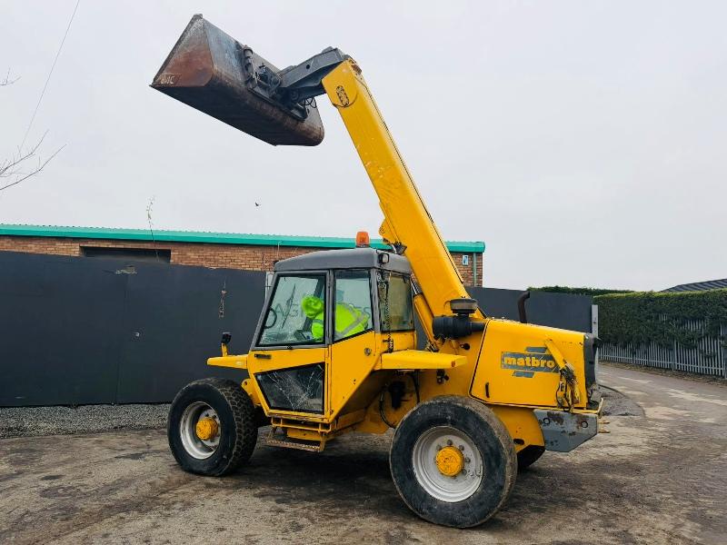 MATBRO TS280 TELEHANDLER*C/W BUCKET*VIDEO*