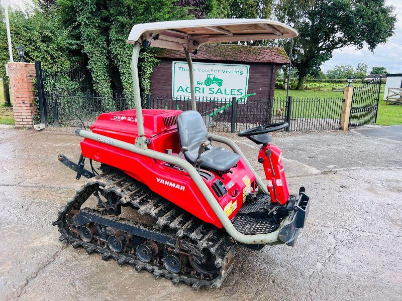 YANMAR AC18 TRACKED TRACTOR C/W REAR LINKAGE *VIDEO*
