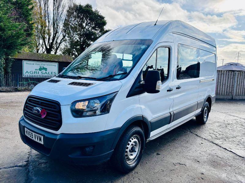 FORD TRANSIT 350 CREW VAN *YEAR 2019, MOT'D TILL OCTOBER 2024* VIDEO *