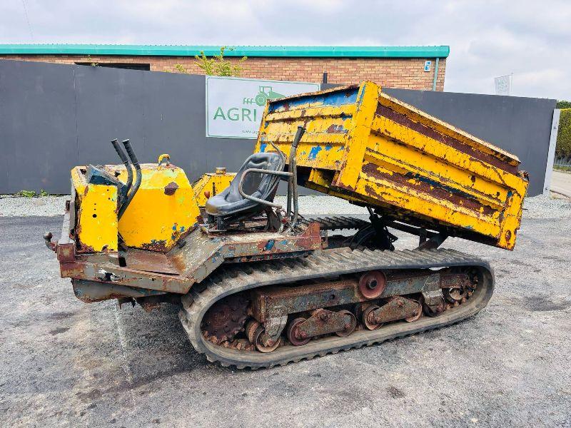 YANMAR 3 TONNE TRACKED DUMPER *C/W HYDRAULIC TIP*VIDEO*