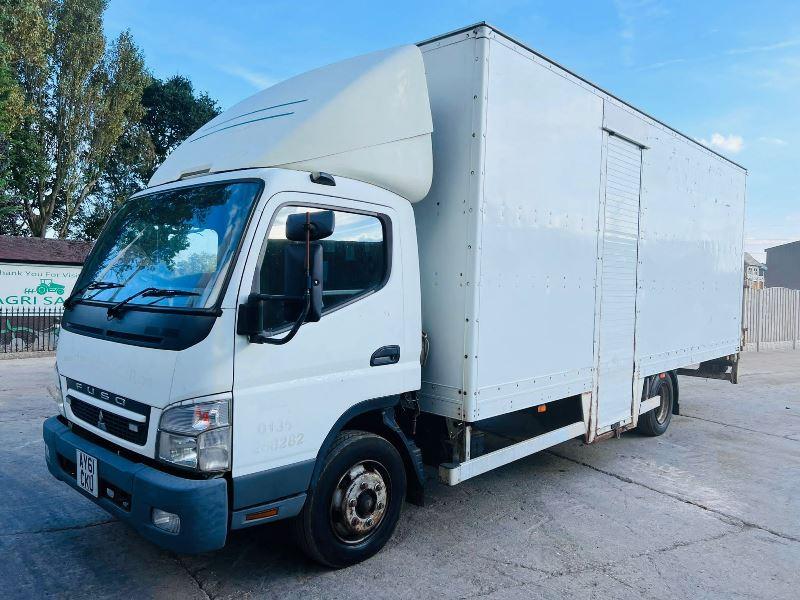 MITSUBISHI FUSO FE85 7.5TON BOX TRUCK *YEAR 2011* C/W HYDRAULIC REAR TAIL LIFT*VIDEO*