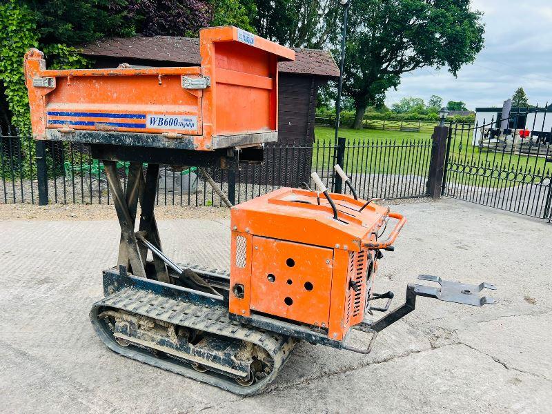 WINBULL WB600 HIGH TIP TRACKED DUMPER C/W MANAL GEAR BOX *VIDEO*