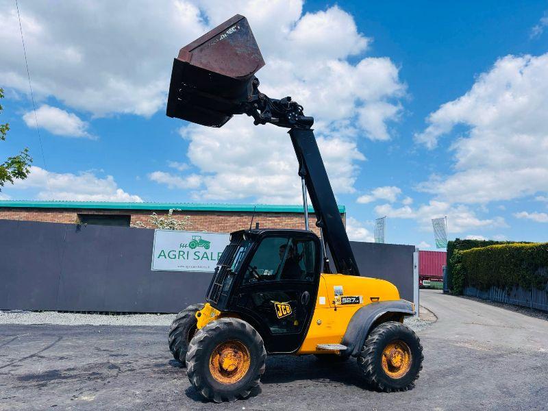 JCB 527-55 TELEHANDLER* AG SPEC *C/W BUCKET*VIDEO*