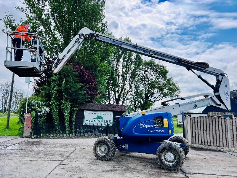 JLG 600AJ AIREL PLATFORM * 60FT REACH * C/W TELESCOPIC BOOM *VIDEO*