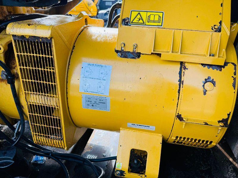 OLYMPIAN GEP110-4 110KVA GENERATOR*C/W PERKINS ENGINE*VIDEO*