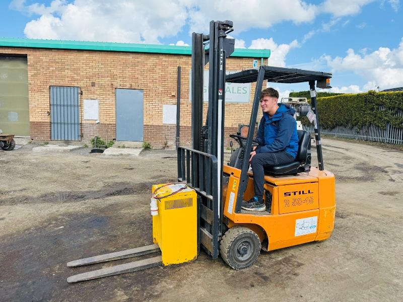 STILL R50-15 FORKLIFT*C/W CHARGER*VIDEO*