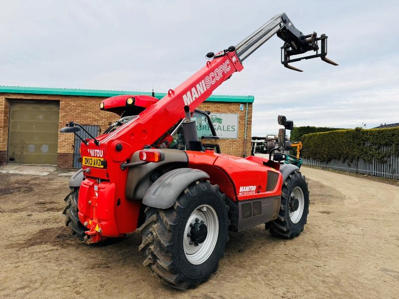 MANITOU MLT 634-120 LSU PS TELEHANDLER*C/W PALLET TINES*YEAR 2013*VIDEO*