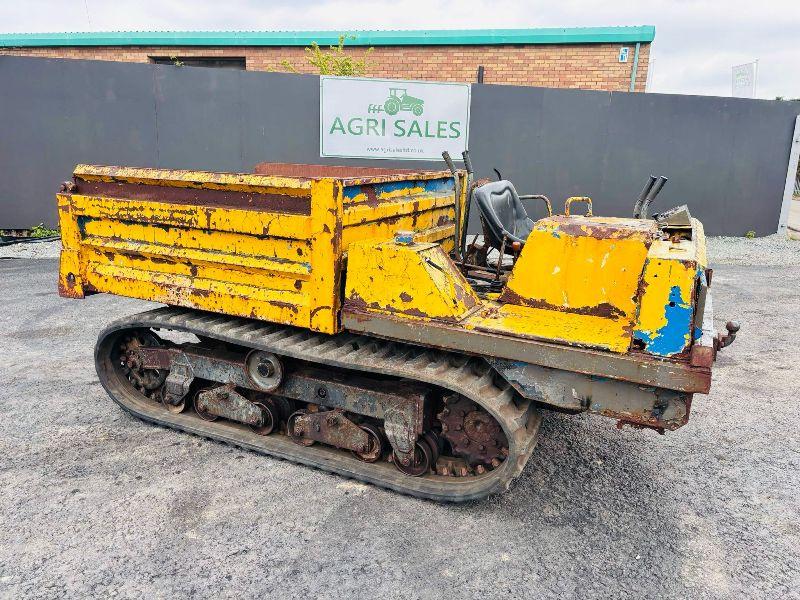 YANMAR 3 TONNE TRACKED DUMPER *C/W HYDRAULIC TIP*VIDEO*