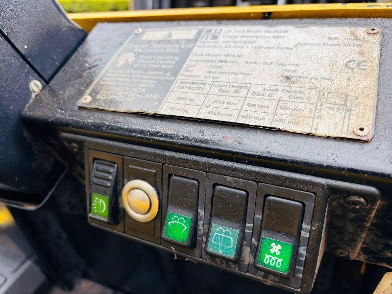 HYSTER H3.00XM FORKLIFT*C/W PALLET TINES*VIDEO*