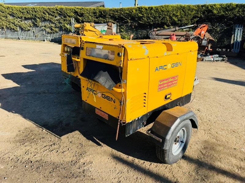 ARC GEN TOWABLE WELDER/GENERATOR*YEAR 2012* CHOICE OF 3*VIDEO*