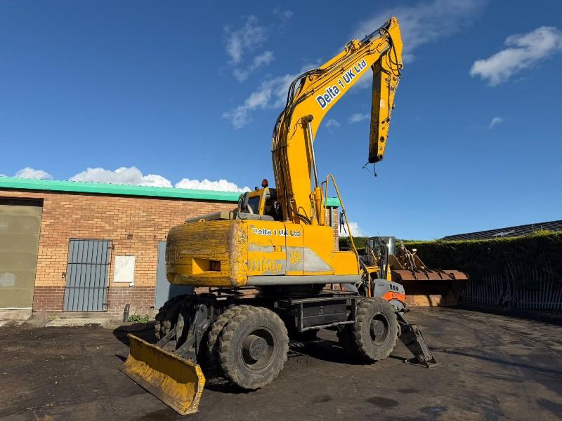 JCB JS160W WHEELED EXCAVATOR*C/W FRONT BLADE*VIDEO*
