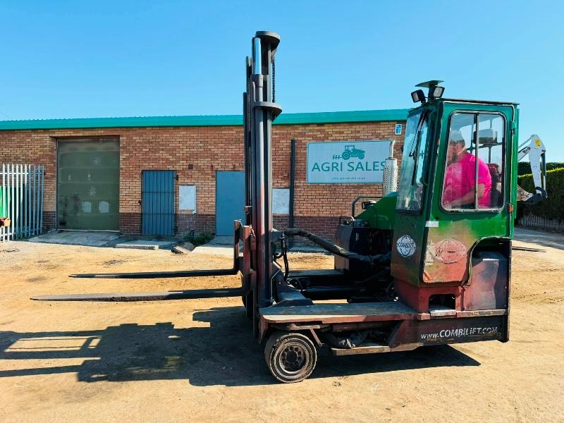 COMBILIFT C4000 DIESEL FORKLIFT*C/W FORK POSITIONER*YEAR 2016*VIDEO*