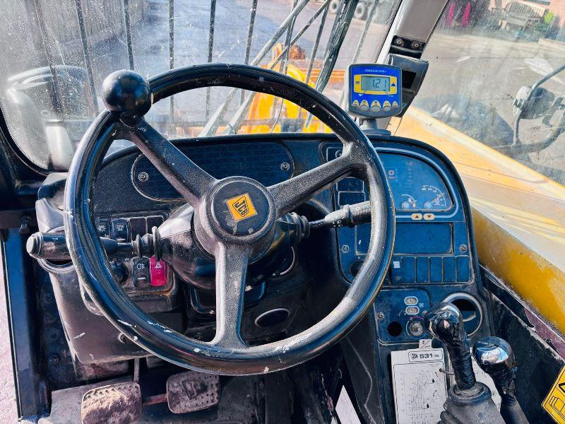 JCB 531-70 4WD TURBO TELEHANDLER *YEAR 2013* C/W PALLET TINES *VIDEO*