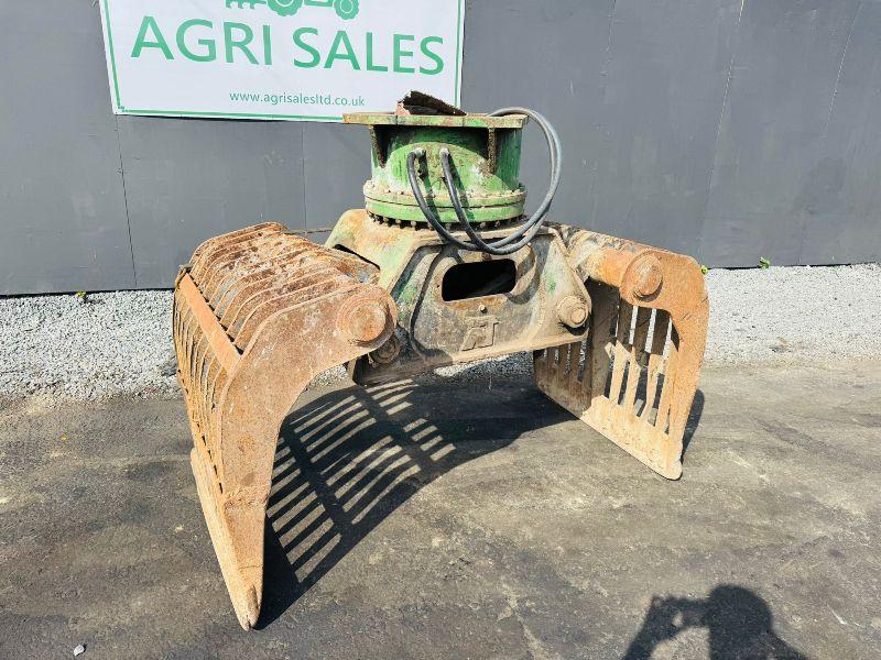 SELECTOR GRAB TO SUIT EXCAVATOR*VIDEO*
