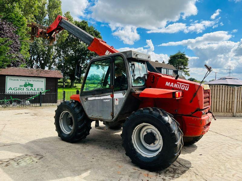 MANITOU MLT628T 4WD TELEHANDLER *6164 HOURS* C/W PALLET TINES *VIDEO*
