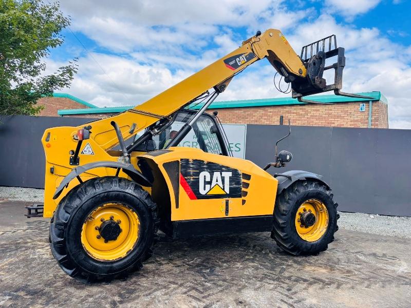 CATERPILLAR TH337 4WD TELEHANDLER*C/W PALLET TINES*YEAR 2012*VIDEO*