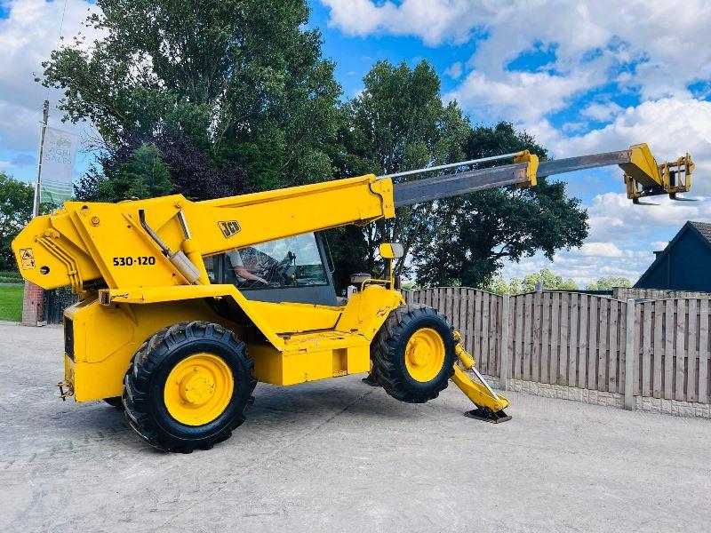 JCB 530-120 4WD TELEHANDLER *12 METERS* C/W PALLET TINES *VIDEO*