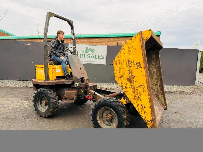 THWAITES 4000 STRAIGHT TIP DUMPER*C/W PERKINS ENGINE*VIDEO*