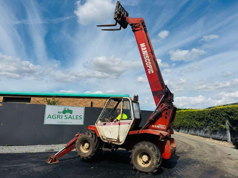 MANITOU MT1230 SCP TELEHANDLER*C/W JACK LEGS AND PALLEET TINES*VIDEO*
