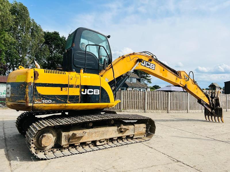 JCB JS160 HIGH RISED CABIN TRACKED EXCAVATOR *YEAR 2011* C/W GRAPPLE GRAB *VIDEO*