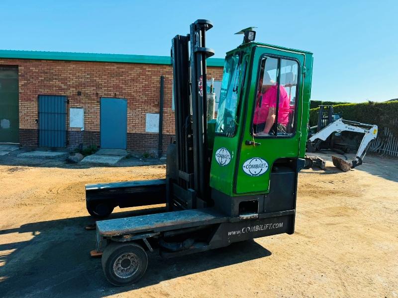 COMBILIFT C4000 DIESEL TRUCK MOUNTED FORKLIFT*C/W FORK POSITIONER*VIDEO*