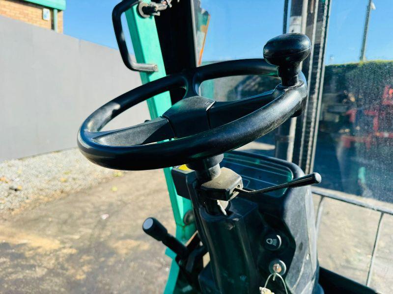 MITSUBISHI CASCADE SIDESHIFT FORKLIFT*C/W PALLET TINES*VIDEO*