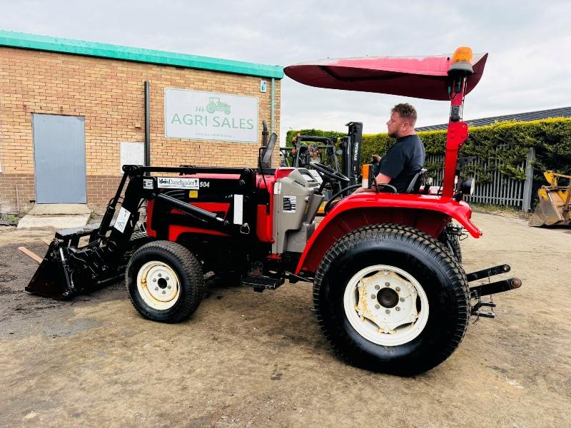 FOTON ESTATE 5500+4 4WD TRACTOR*C/W FRONT LOADER & TINES*176 HOURS*VIDEO*