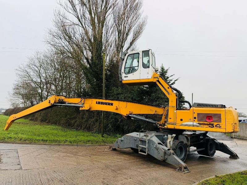 LIEBHERR A934C HIGH RISE SCRAP HANDLER*C/W SCRAP GRAB*YEAR 2013*VIDEO*