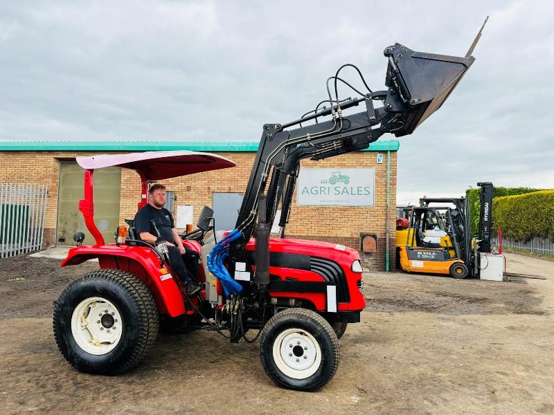 FOTON ESTATE 5500+4 4WD TRACTOR*C/W FRONT LOADER & TINES*176 HOURS*VIDEO*