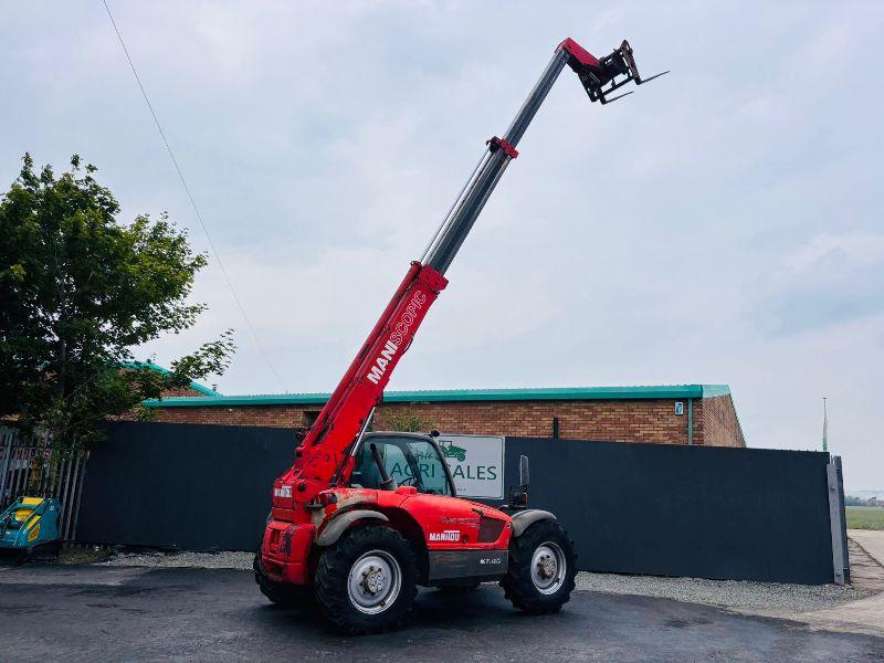 MANITOU MT932 TELEHANDLER *C/W PALLET TINES*VIDEO*