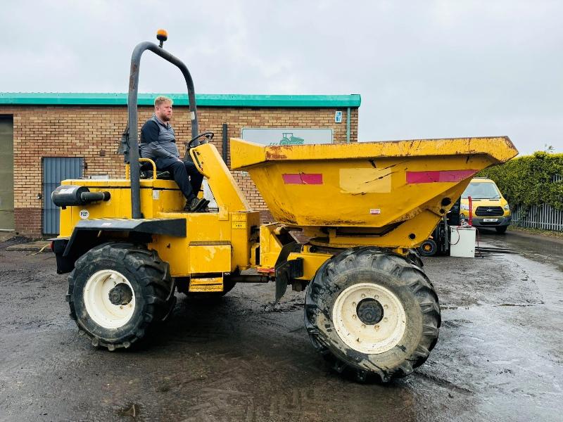 BARFORD SXR6000 SWIVLE TIP DUMPER*C/W ROLL BAR*VIDEO*