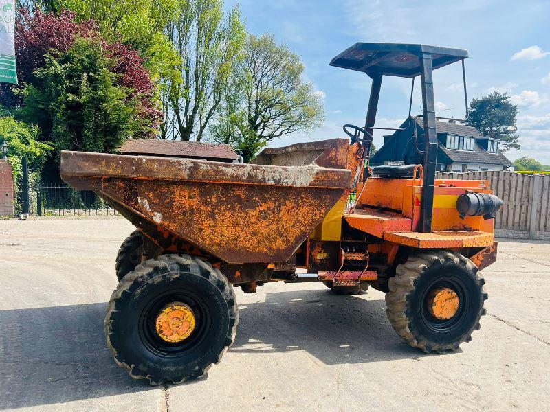 THWAITES 5 TON 4WD DUMPER C/W ROLE BAR & CANOPY *VIDEO*