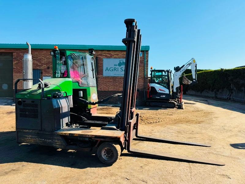 COMBILIFT C4000 DIESEL FORKLIFT*C/W FORK POSITIONER*YEAR 2016*VIDEO*