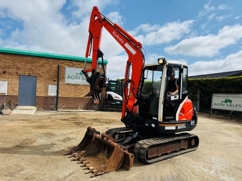 KUBOTA KX121-3 EXCAVATOR*C/W GRAPPLE*3141 HOURS*VIDEO*