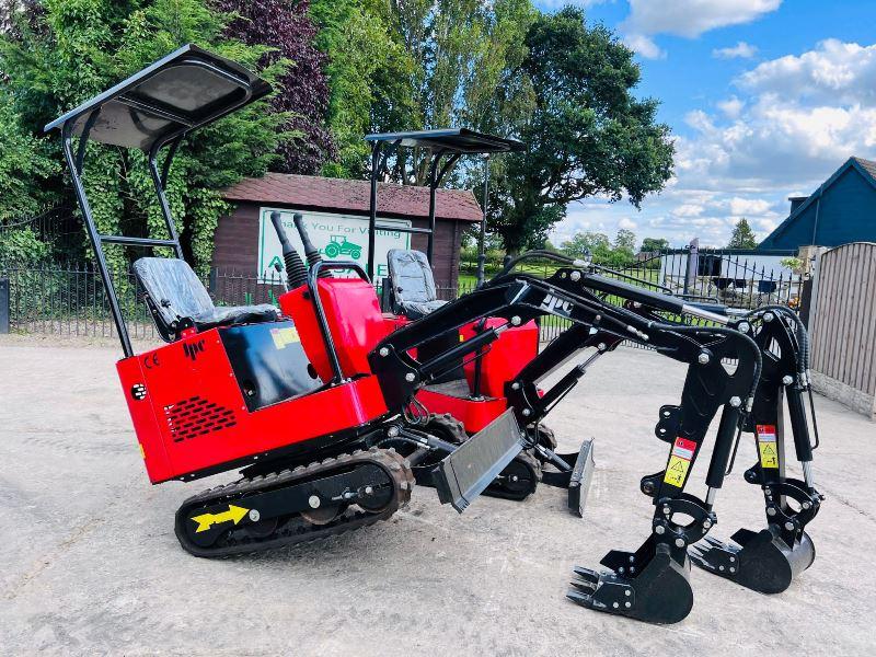 UNUSED JPC PC10 TRACKED EXCAVATOR * YEAR 2023, CHOICE OF 2*VIDEO*