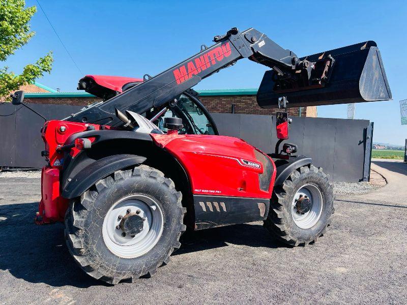 MANITOU MLT635-130 TURBO PS TELEHANDLER JOYSTICK CONTROLS*C/W BUCKET*VIDEO*