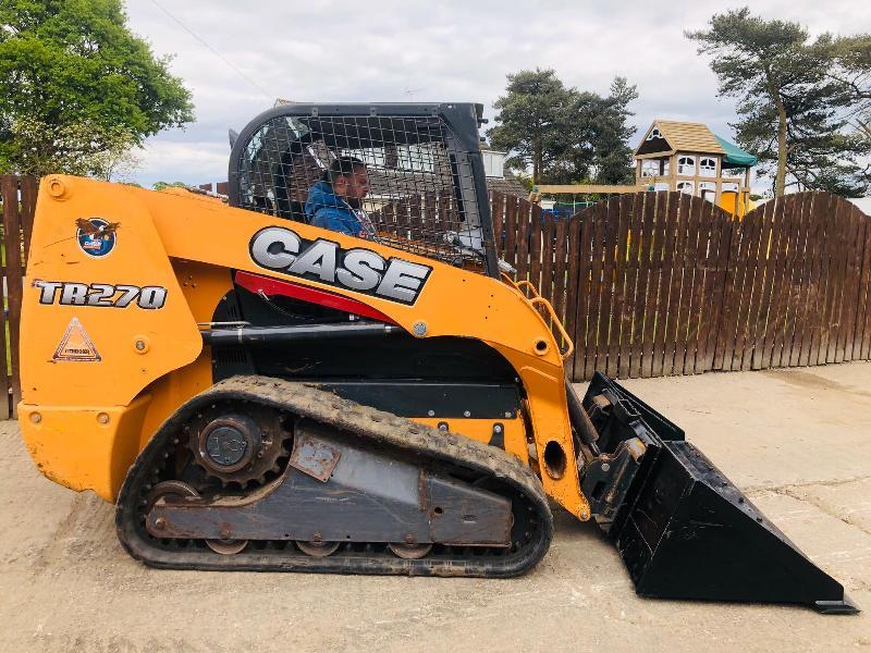 CASE TR270 TRACKED SKIDSTEER *YEAR 2015* C/W JOYSTICK CONTROLS * PLEASE