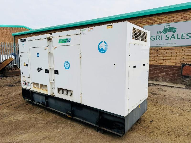 ASHITA POWER 275 KVA GENERATOR*YEAR 2023*3704 HOURS*VIDEO*