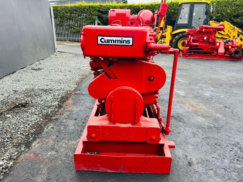 CUMMINGS N-855-F 6 INCH WATER PUMP *C/W 6 CYLINDER ENGINE*VIDEO*