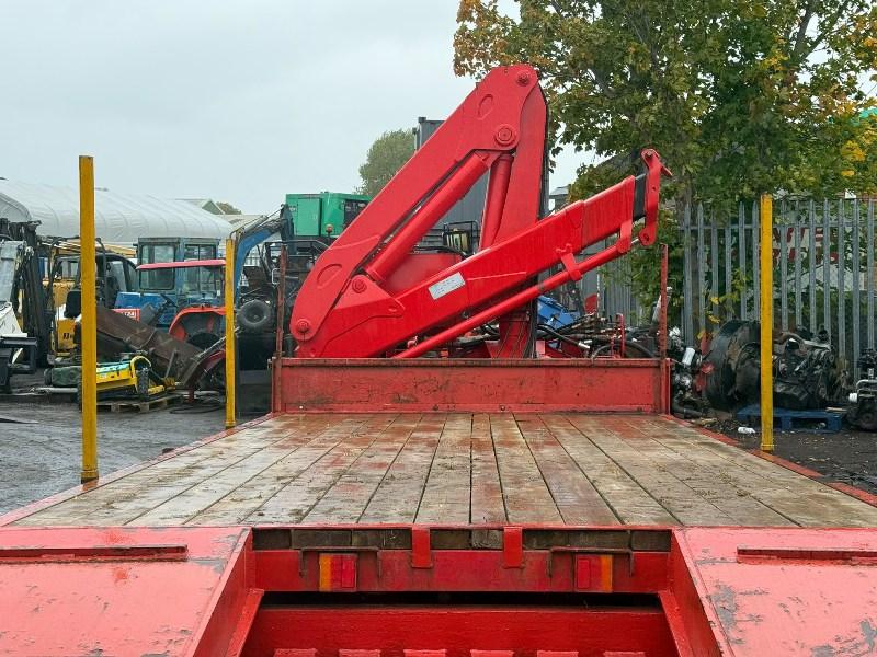 HERBST 19 TONNE TWIN AXLE TRAILER*C/W BONFIGLIOLI P10200 CRANE*VIDEO*