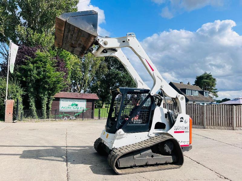 BOBCAT T650 TRACKED SKIDSTEER *YEAR 2013, 1880 HOURS* C/W BUCKET *VIDEO*